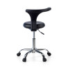 taburete de trabajo y laboratorio negro onix plastico 8