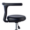 taburete de trabajo y laboratorio negro onix plastico 4