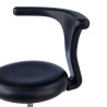 taburete de trabajo y laboratorio negro onix plastico 6
