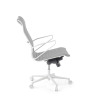silla ejecutiva blanco gris forli respaldo alto estructura blanca piel sintetica 5