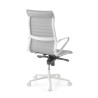 silla ejecutiva blanco gris forli respaldo alto estructura blanca piel sintetica 6