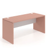 mesa de escritorio 120x68 rosa talco blanco mate workplus mesa individual fondo 68cm 1