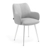 silla confidente gris gala 4 patas 1
