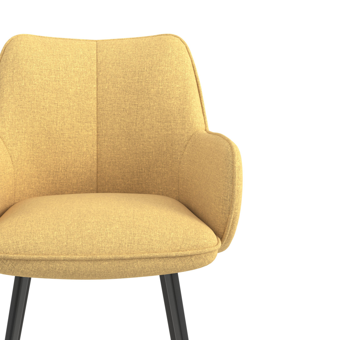 silla confidente amarillo gala 4 patas 5