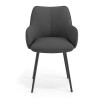 silla confidente antracita gala 4 patas 4