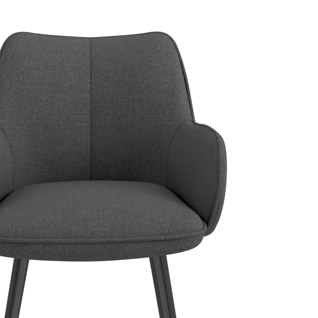 silla confidente antracita gala 4 patas 5
