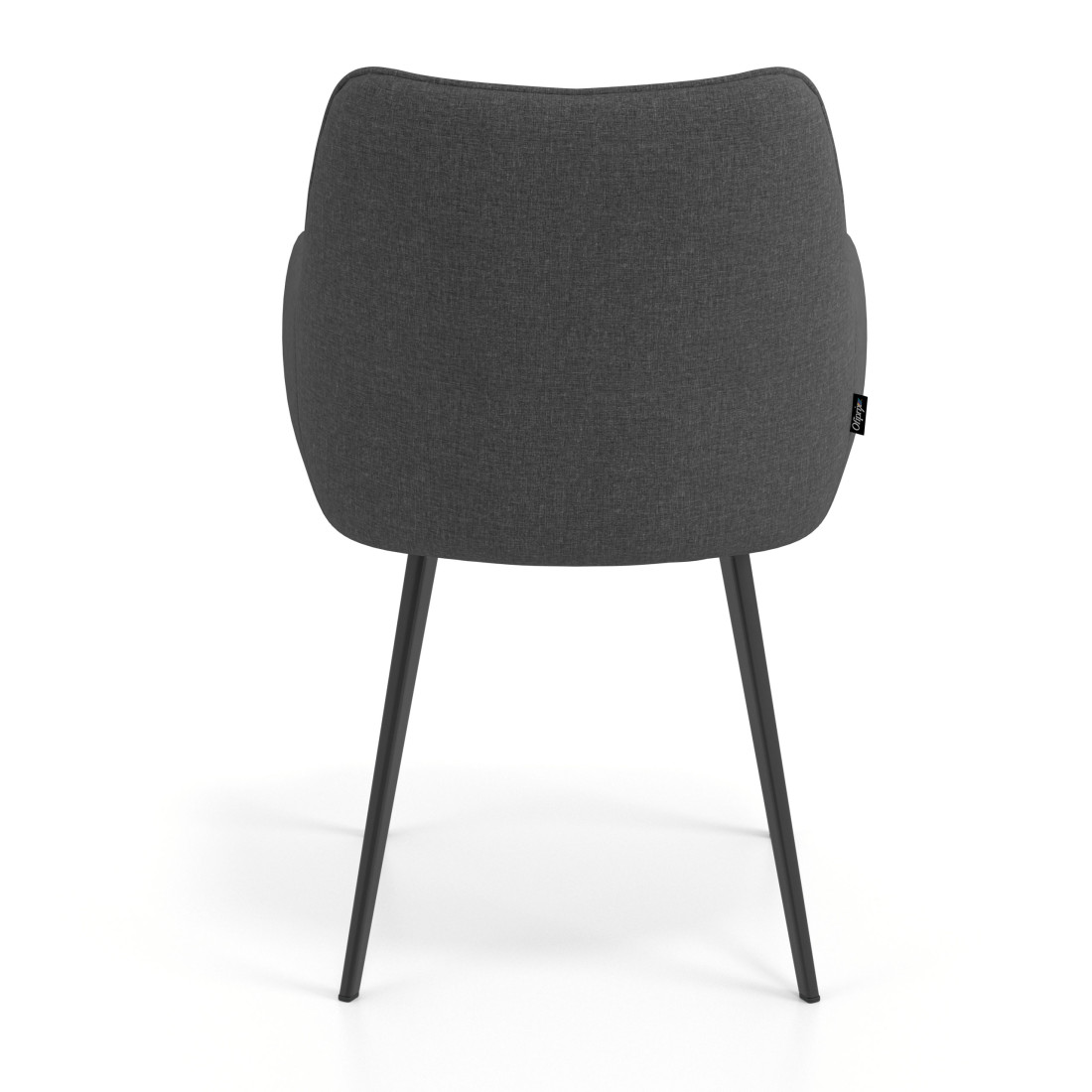 silla confidente antracita gala 4 patas 6