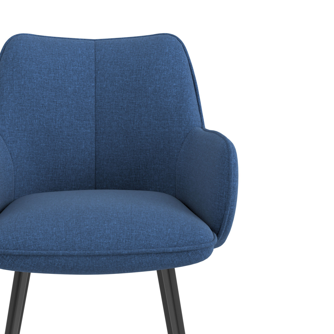 silla confidente azul gala 4 patas 5