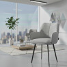 silla confidente gris gala 4 patas 2