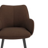 silla confidente marron gala 4 patas 5