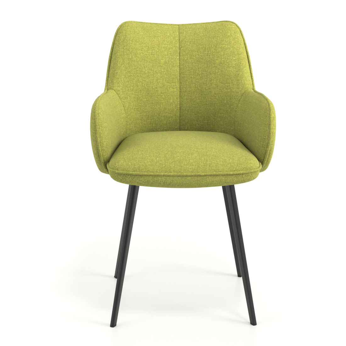 silla confidente verde gala 4 patas 4