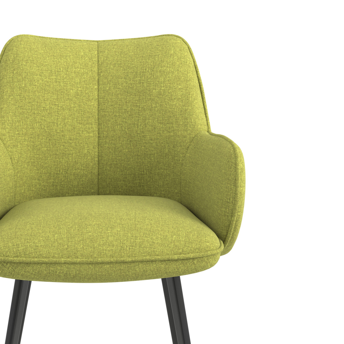 silla confidente verde gala 4 patas 5