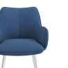 silla confidente azul gala 4 patas 5