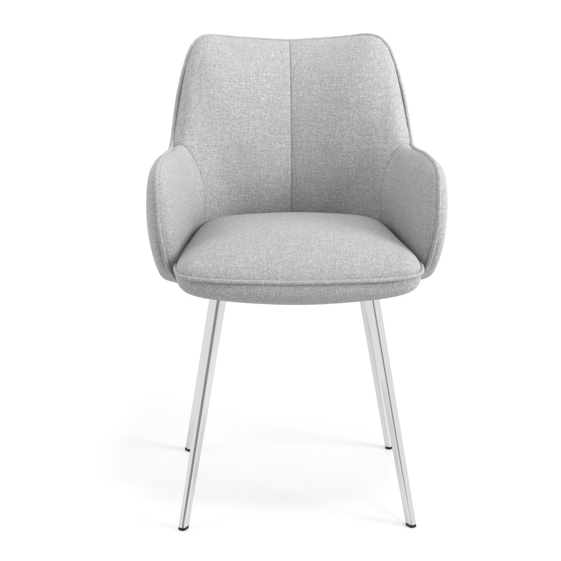 silla confidente gris gala 4 patas 4