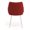 silla confidente rojo gala 4 patas 6