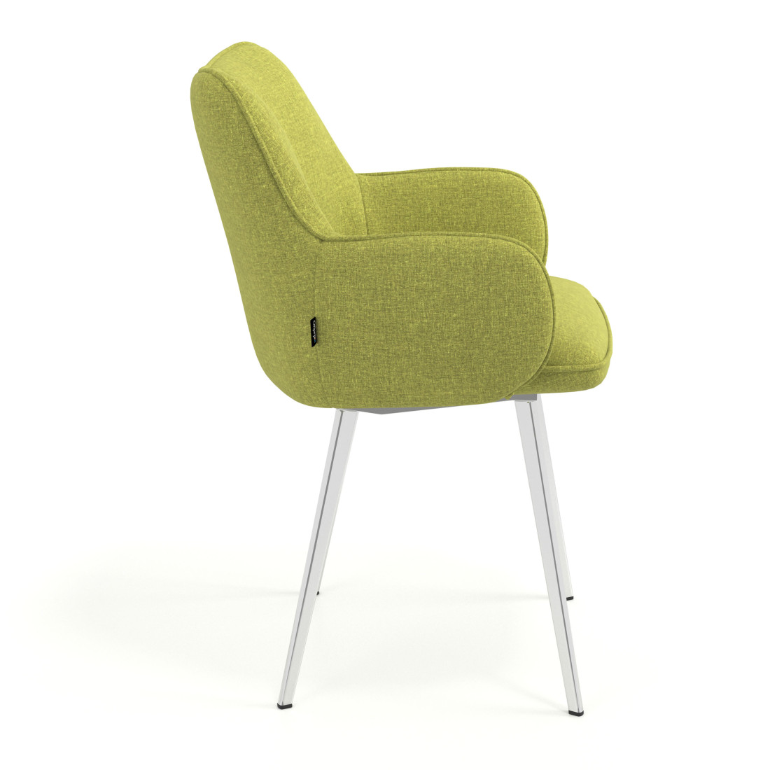 silla confidente verde gala 4 patas 3
