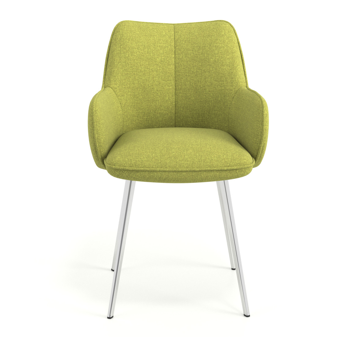 silla confidente verde gala 4 patas 4