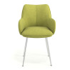 silla confidente verde gala 4 patas 4