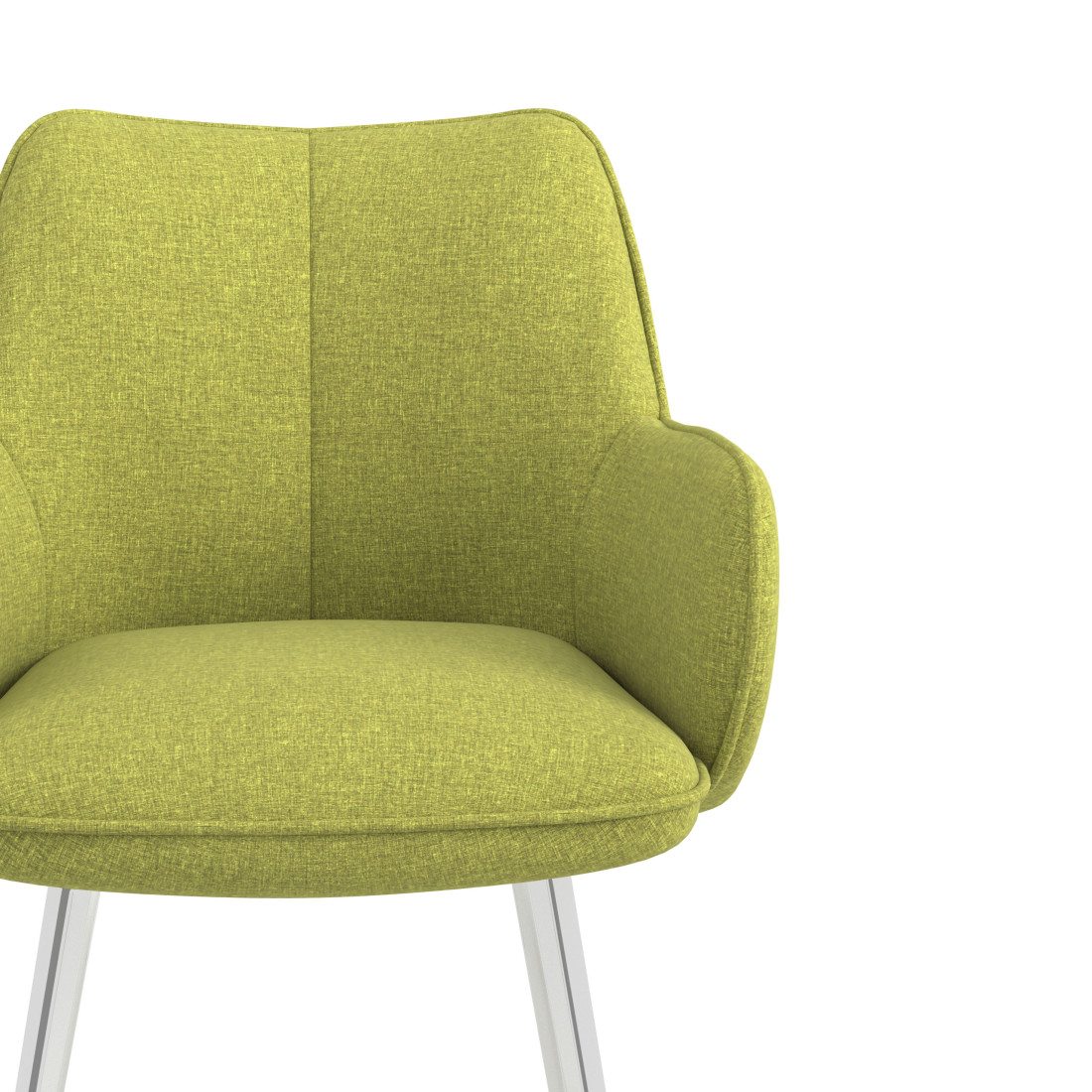 silla confidente verde gala 4 patas 5
