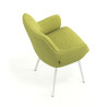 silla confidente verde gala 4 patas 7