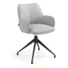 silla confidente gris gala giratoria 1