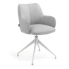 silla confidente gris gala giratoria 1