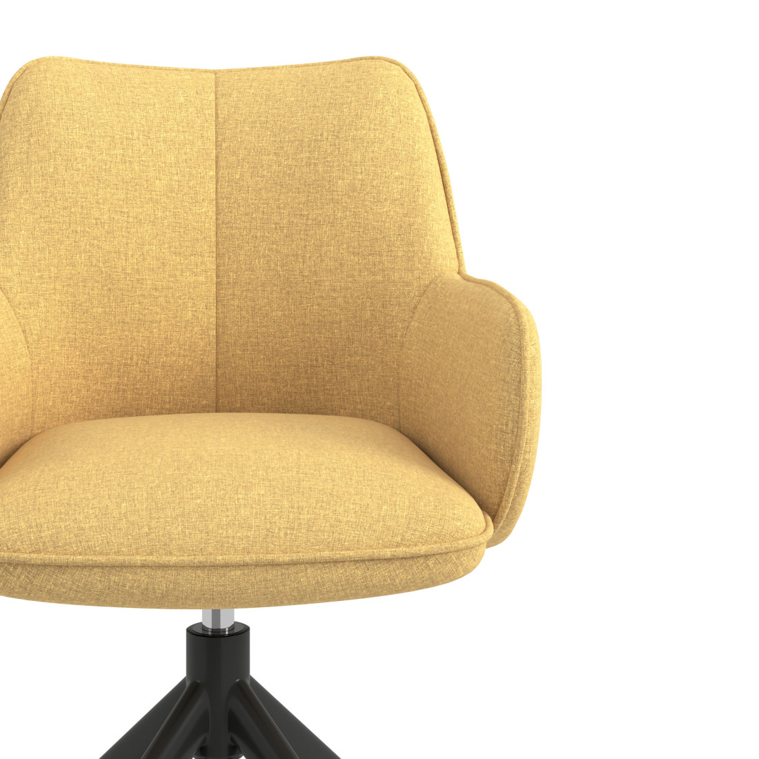 silla confidente amarillo gala giratoria 5