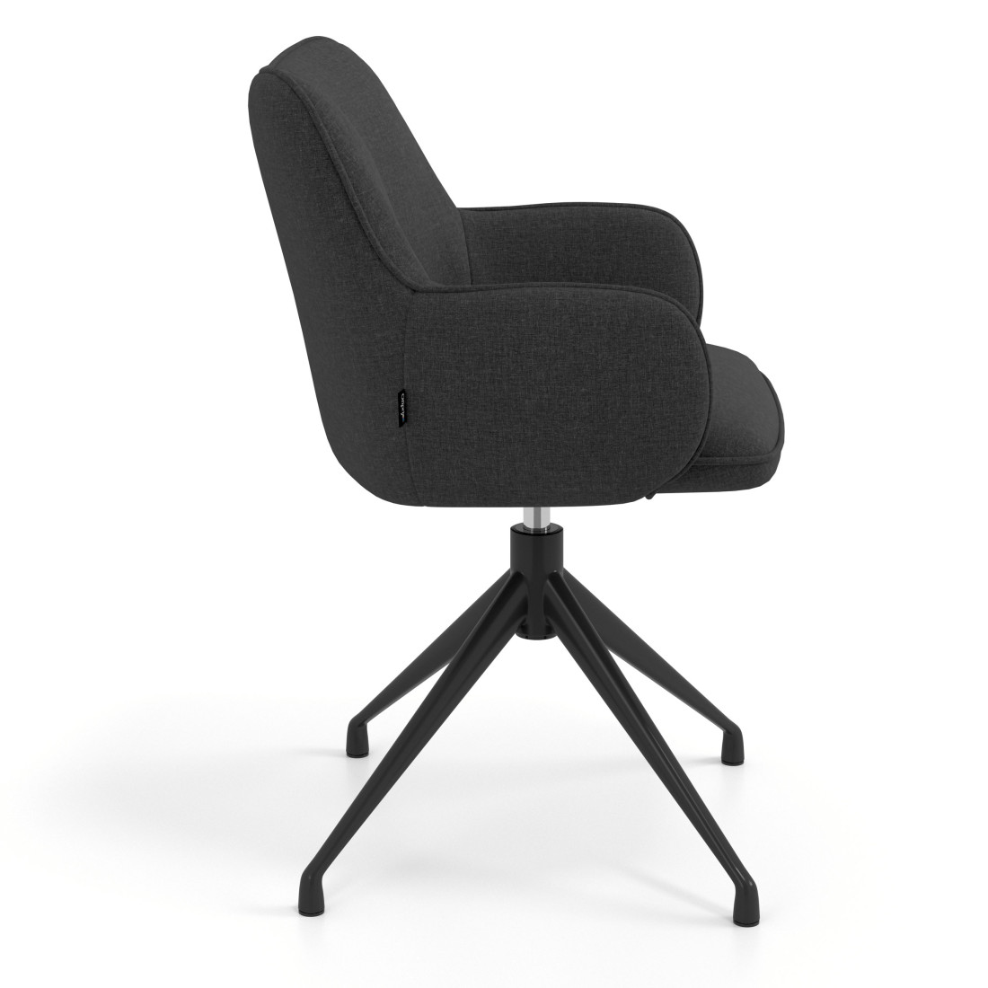 silla confidente antracita gala giratoria 3