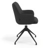 silla confidente antracita gala giratoria 3