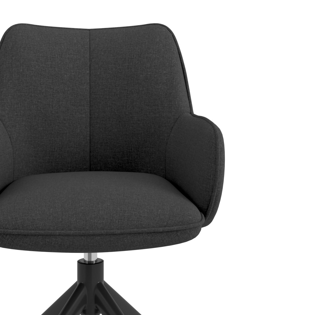silla confidente antracita gala giratoria 5