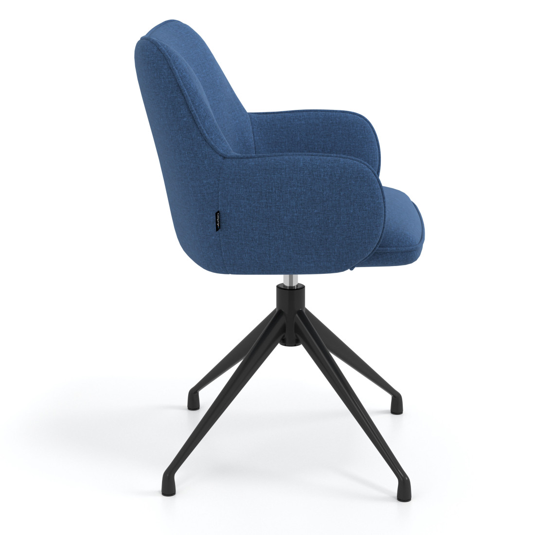 silla confidente azul gala giratoria 3