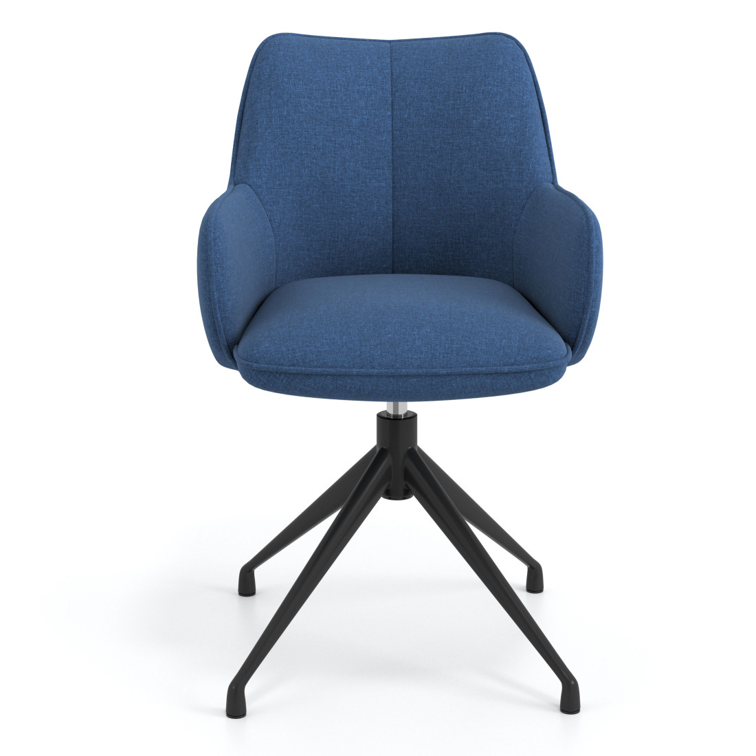 silla confidente azul gala giratoria 4