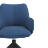 silla confidente azul gala giratoria 5