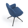 silla confidente azul gala giratoria 7