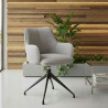 silla confidente gris gala giratoria 2