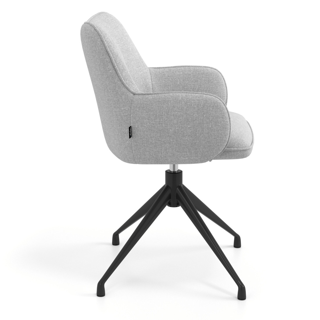 silla confidente gris gala giratoria 3
