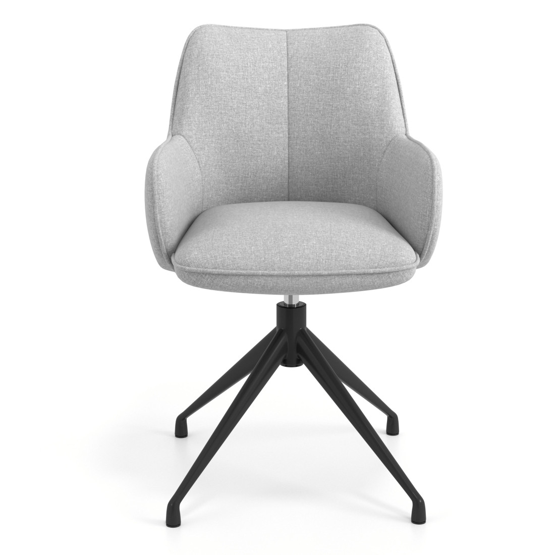 silla confidente gris gala giratoria 4