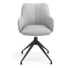 silla confidente gris gala giratoria 4