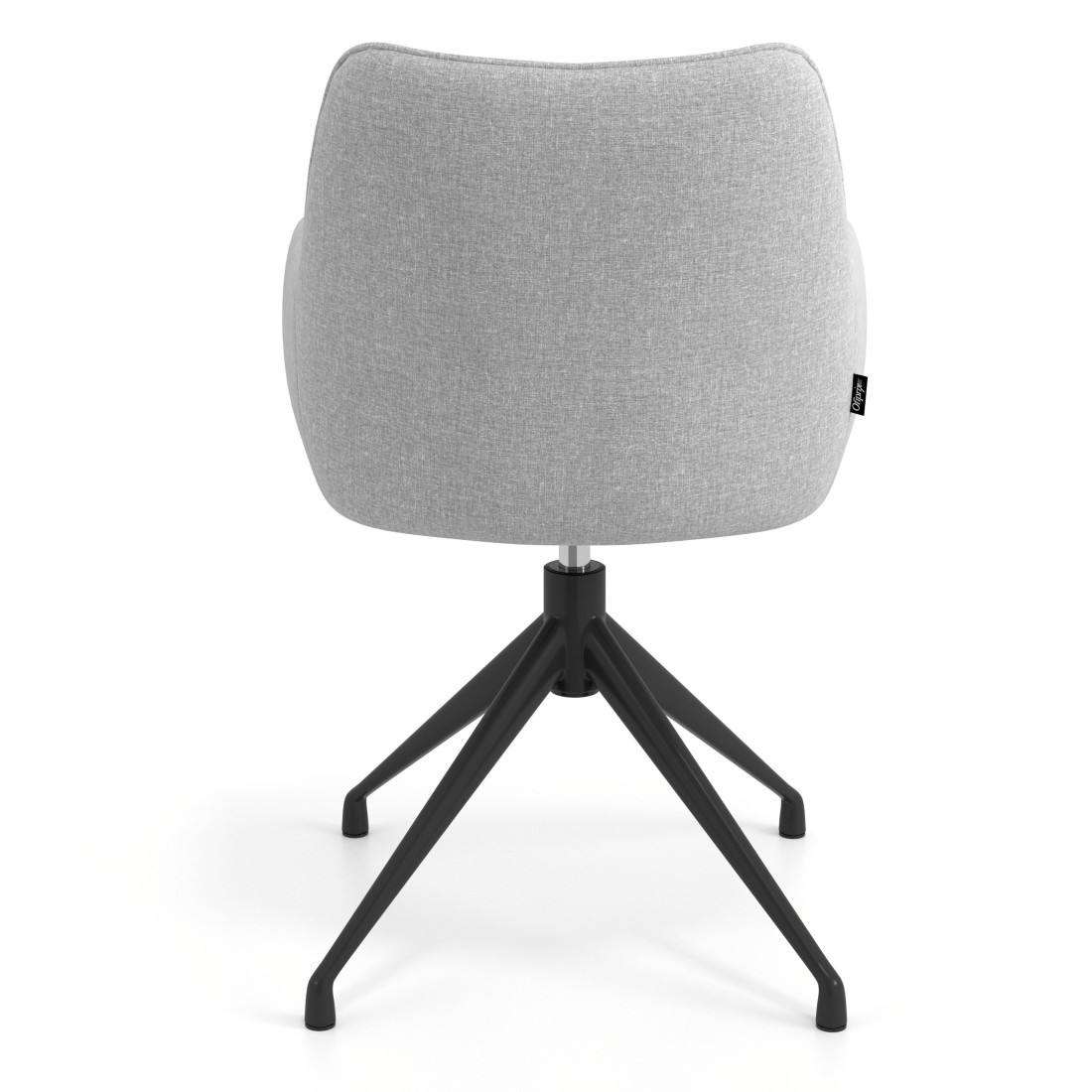 silla confidente gris gala giratoria 6
