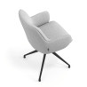 silla confidente gris gala giratoria 7