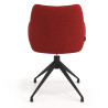 silla confidente rojo gala giratoria 6
