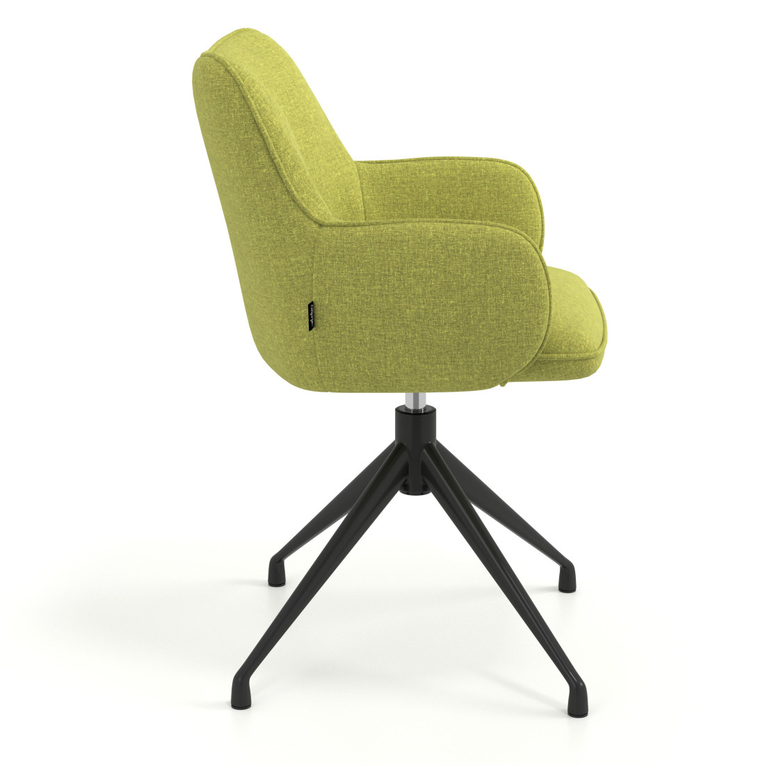 silla confidente verde gala giratoria 3