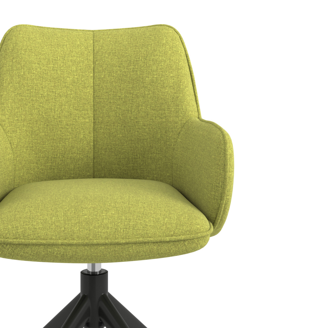 silla confidente verde gala giratoria 5