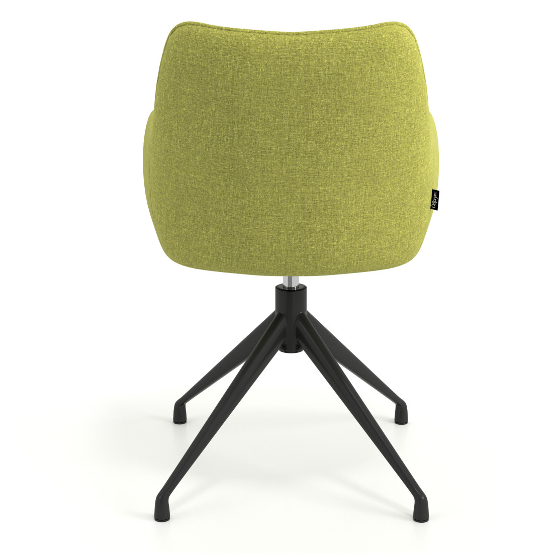 silla confidente verde gala giratoria 6