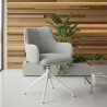 silla confidente gris gala giratoria 2