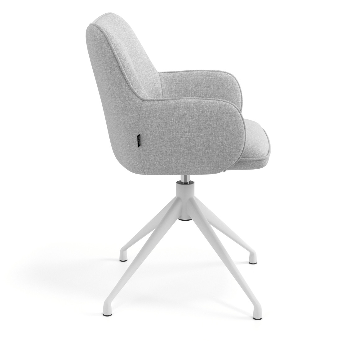silla confidente gris gala giratoria 3