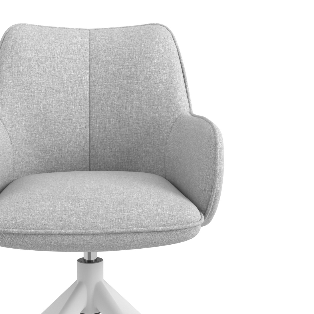 silla confidente gris gala giratoria 5