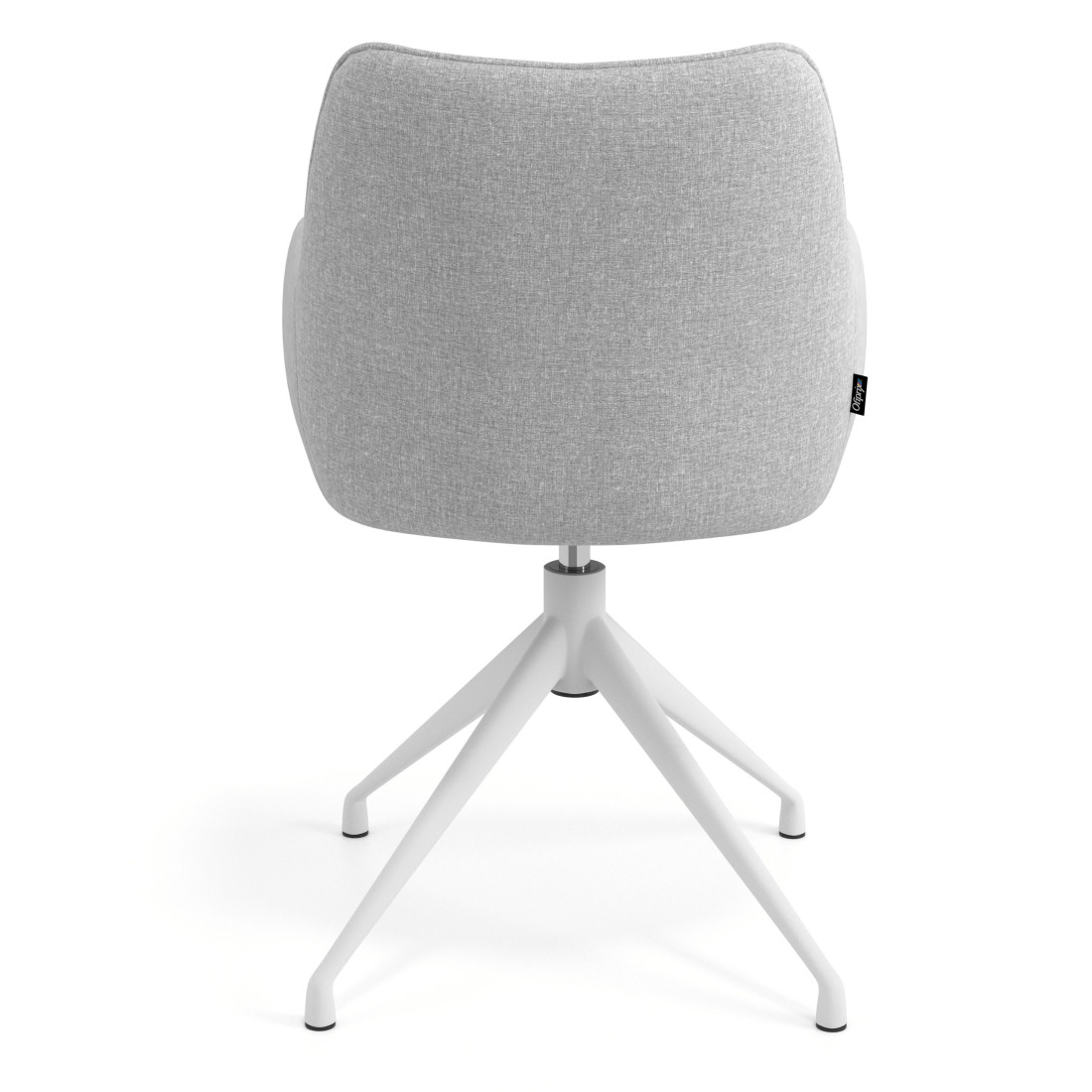 silla confidente gris gala giratoria 6