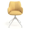 silla confidente amarillo gala giratoria 4