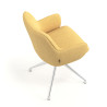 silla confidente amarillo gala giratoria 7
